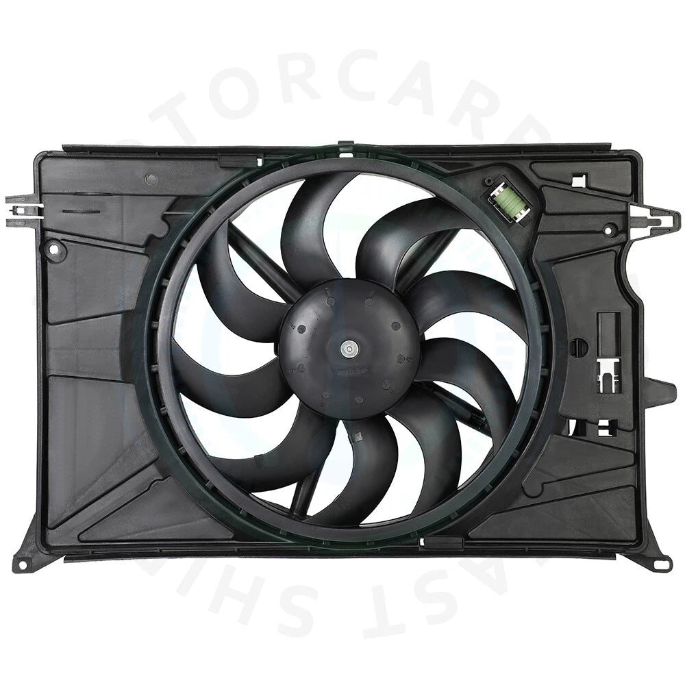 Radiator Condenser Fan Assembly for Jeep Renegade, Fiat 500X (2015–2018)