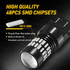 2X Red LED Tail Brake Light Bulbs for AUXITO 3157 3057 (CANBUS Error Free)