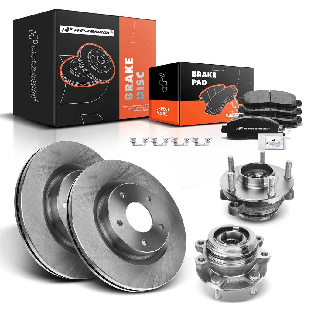 Front Disc Brake Rotor & Pad Set for Nissan Altima (2014–2018)