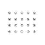 Set of 50 Precision Balls 5.5mm Solid Chrome Steel for Bearing Keychain