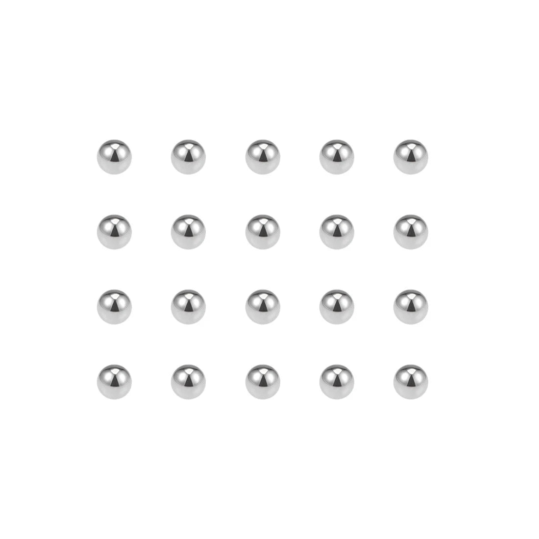 Set of 50 Precision Balls 5.5mm Solid Chrome Steel for Bearing Keychain