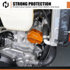 Oversized Power Valve Cover for KTM 250 300 SX XC (2023–2025)