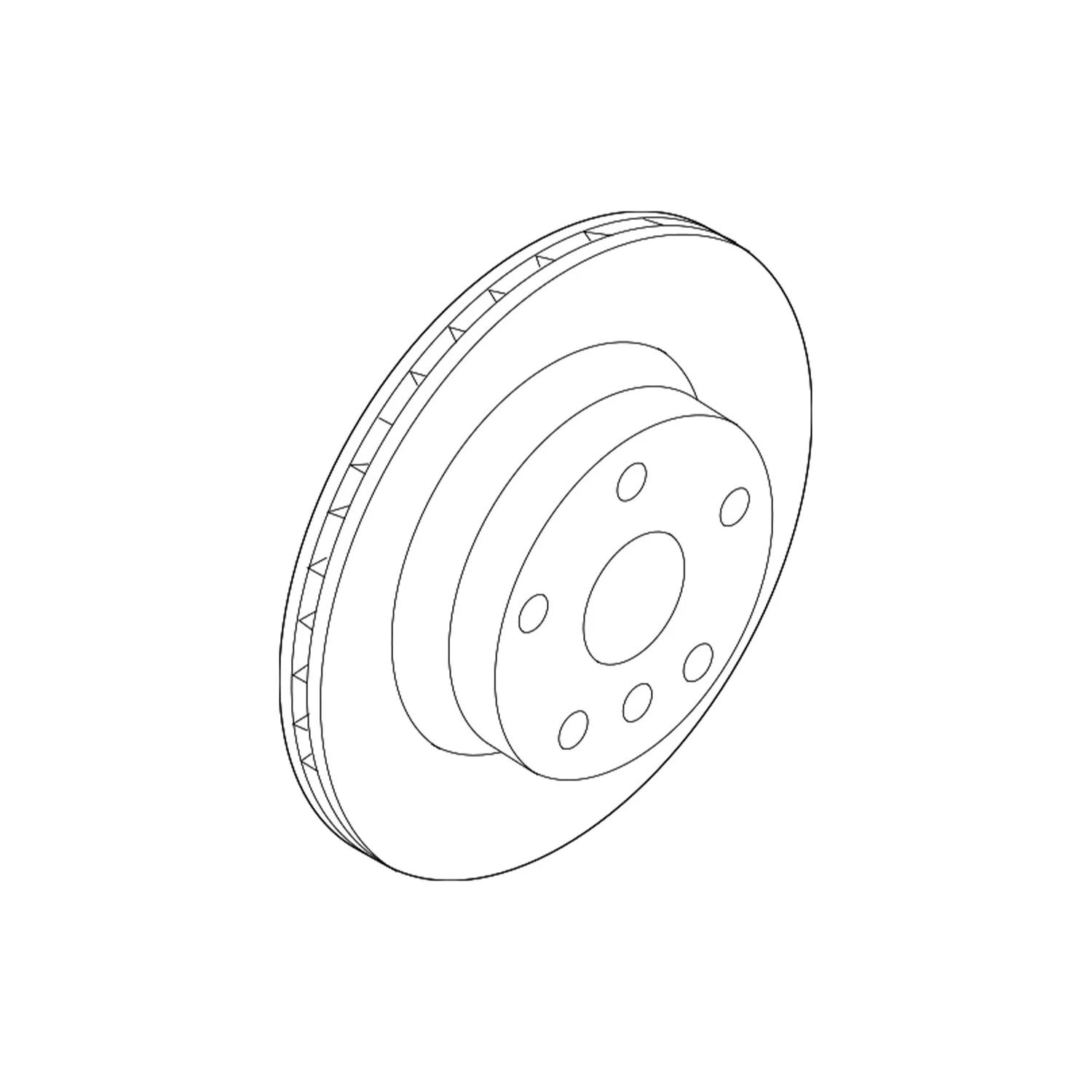 Genuine OEM Rear Disc Brake Rotor for BMW 330e 330e xDrive 330i (2016–2023) 34208856162