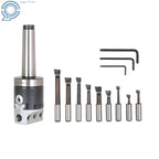 Boring Tool Set 2" Head, 3MT Shank & 1/2" Boring Bar Set