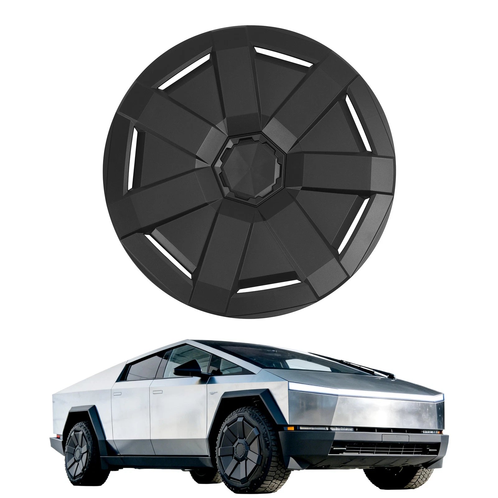 Wheel Rim Cover for Tesla Cybertruck (2023–2023) Matte Black