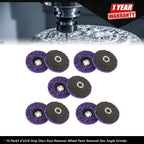 Set of 10 Strip Discs for Angle Grinder (Rust Removal)