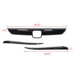 Glossy Black Lip Front Grille Cover Trim for Honda Accord (2018–2020)