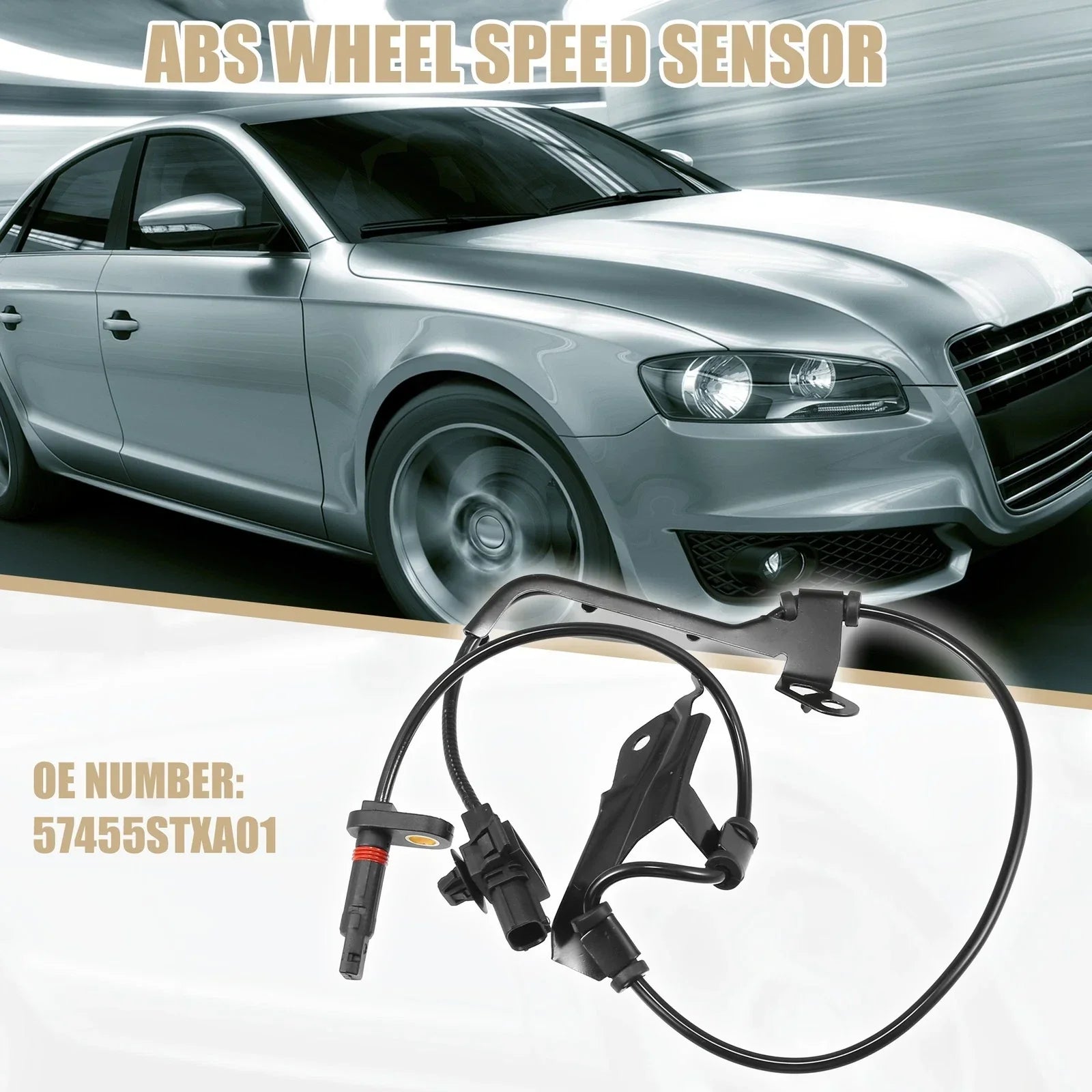 Front Left ABS Sensor for Honda Pilot 2009-2015 3.5L V6 (2009-2015)