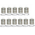 Set of 11 Engine Oil Filters for Wix 51010 (Cartridge Lube Metal Canister)