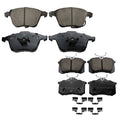 Akebono EURO Front & Rear Ceramic Disc Brake Pad Kit for Audi A4 (2000–2008)