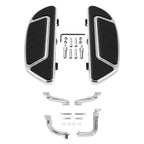 Chrome Driver Floorboards Footboards Bracket for Harley Road Glide (2014-2024)