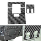 4 Pcs Reading Light Panel Cover Trim for Toyota Tundra (2014-2021) Black