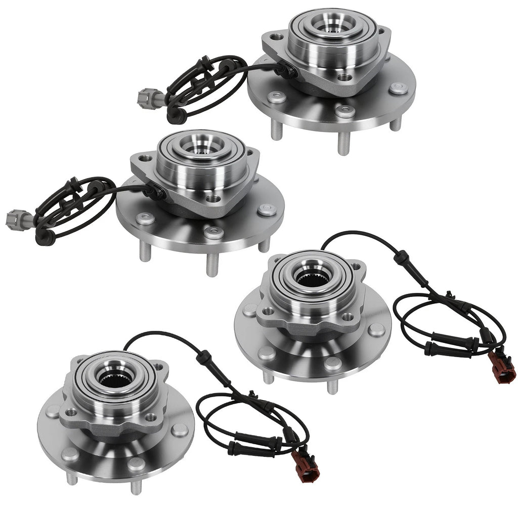 Front Left Wheel Bearing Hub Set for Infiniti QX56 Nissan Armada (2004-2007)