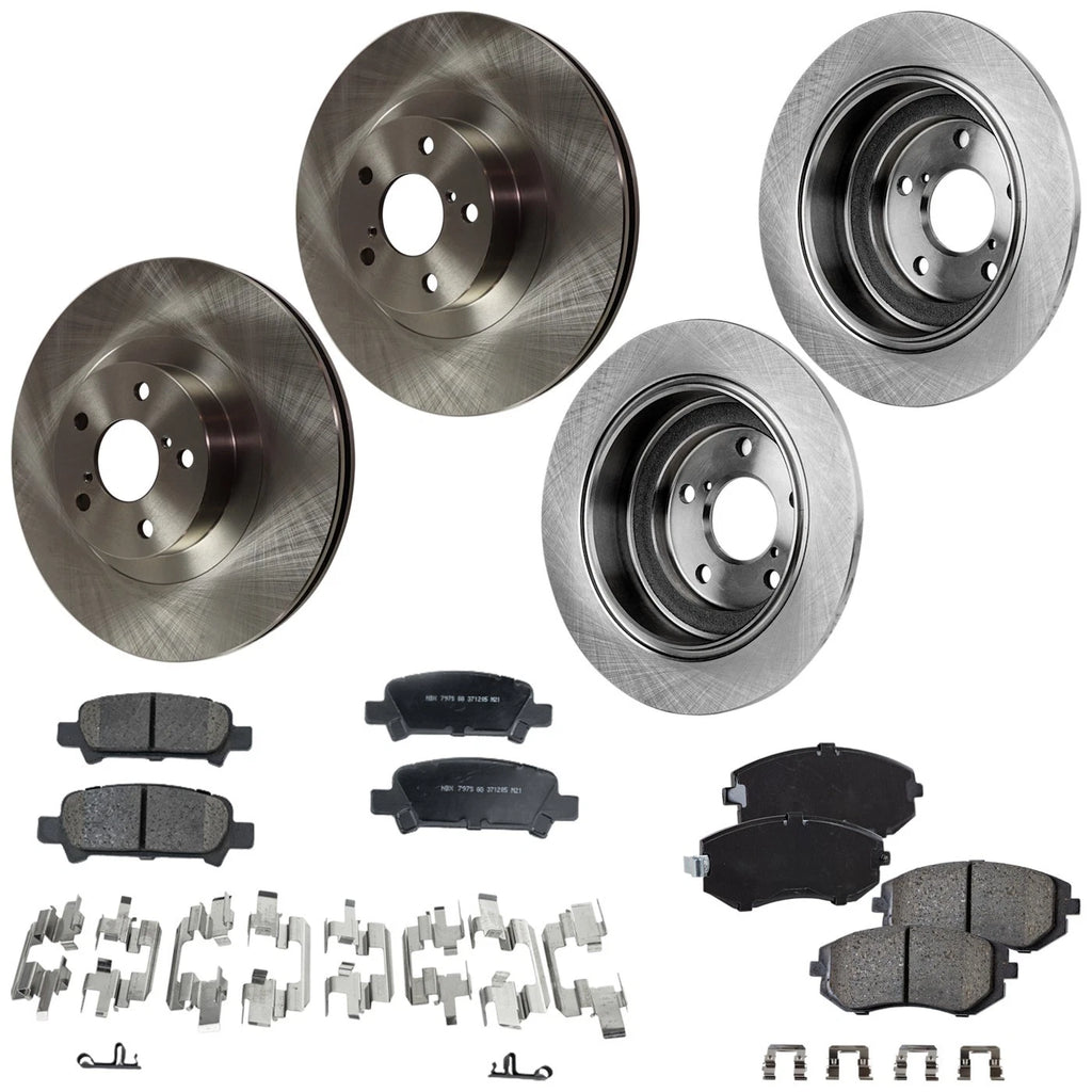 Brake Disc Rotors and Pads Kit for Subaru Impreza Forester (2003)