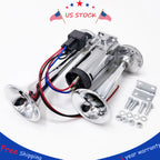 Dual Trumpets Electric Horn for Car Truck Boat Train (12V)