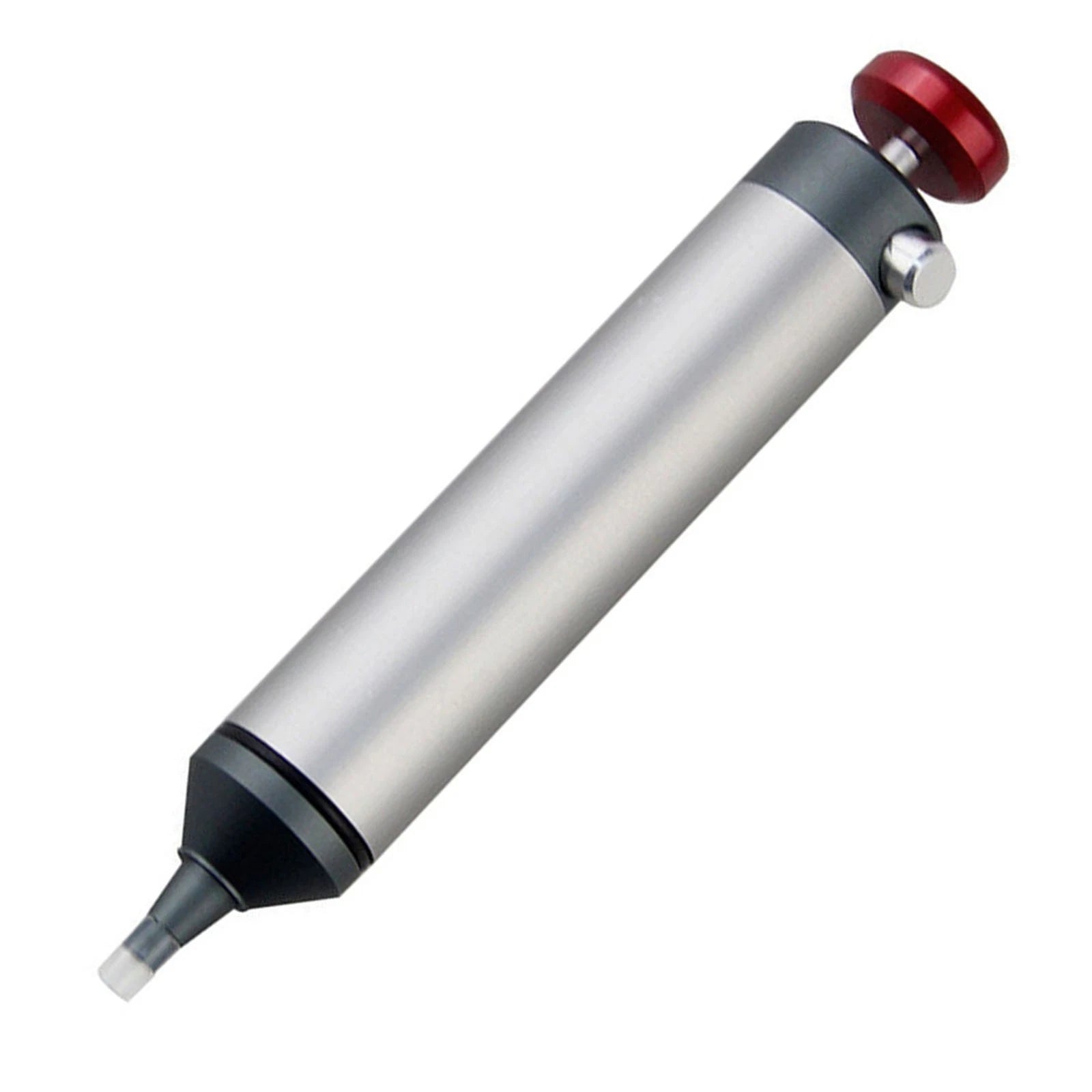Solder Sucker Pump with Self-Cleaning Shaft and Silicone Tip