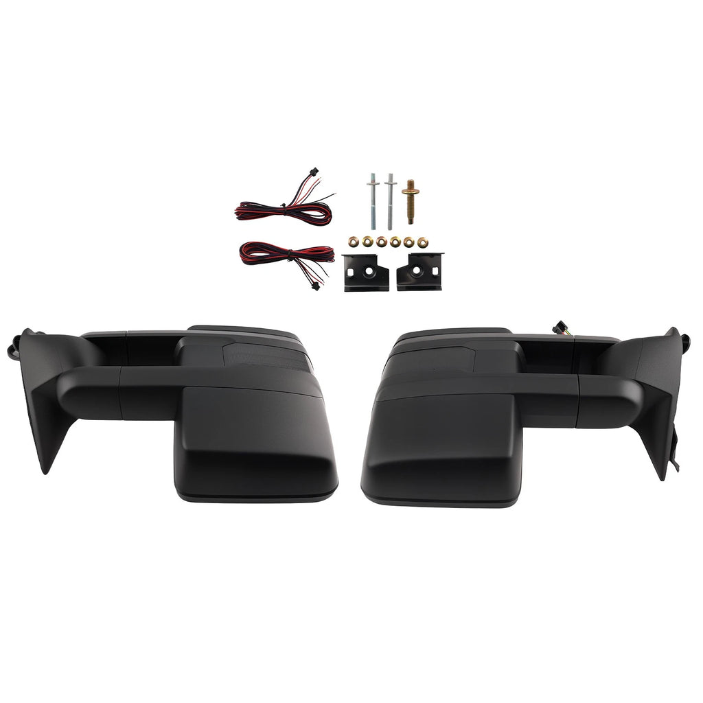 Left Right Mirror Set for GMC C1500/C3500 (1988–2001) SC05097IT921TU Black Power