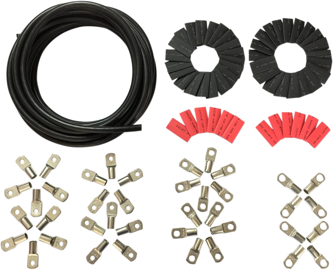 Custom Battery Cable Kit for Harley Davidson (E25-0092BK)