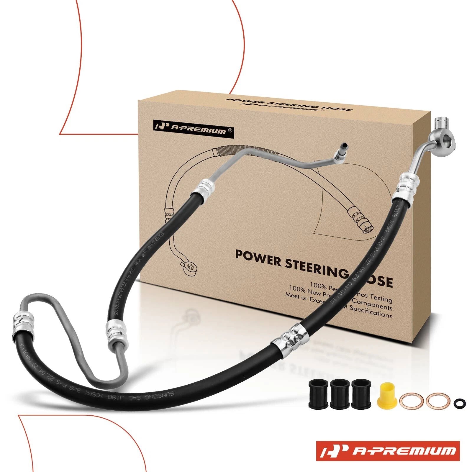 Power Steering Pressure Line Hose Assembly for Toyota Tundra (2007–2010)