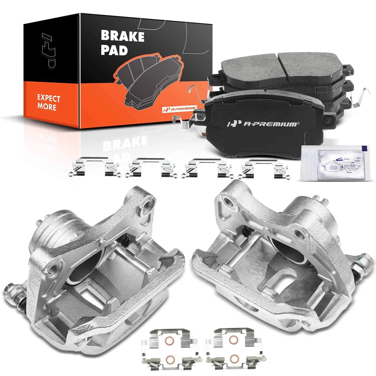 Front Disc Brake Calipers and Pads for Infiniti FX45 (2003â2005)