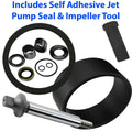 Jet Pump Rebuild Kit with Wear Ring Seal Shaft & Tool for SeaDoo GTI GTX GSX (MANY)