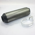 28mm Alloy Exhaust Muffler + Clamp for Pit Pro Dirt Bike (125cc–150cc)
