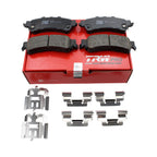 Set of 4 TRW Pro Rear Ceramic Slotted Brake Pads for Cadillac GMC Chevy
