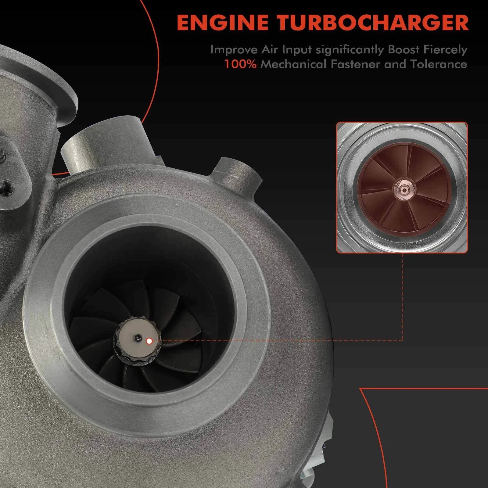 Turbocharger for Ford F-250 F-350 F-450 F-550 Super Duty Excursion (1999–2016)