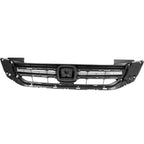Front Grille Replacement Black Painted Plastic for 2013–2015 Honda Accord Sedan