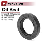 Set of 5 Rotary Shaft Oil Seals 35x55x10mm Nitrile Rubber 672668828755