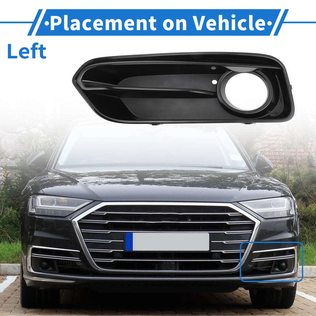 1 Pc Fog Light Grill for BMW 1 Series (2015–2018) No. 51117371667 Black