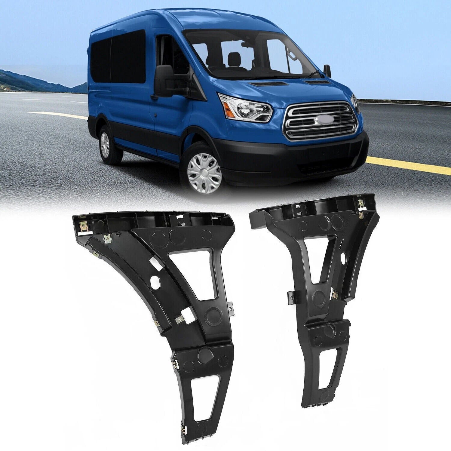 Front Lower Bumper Bracket for Ford Transit-150/250/350 (2015–2019) Left/Right