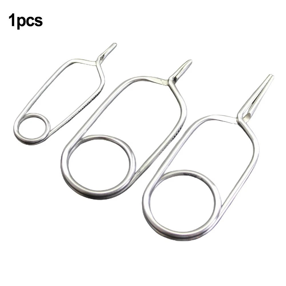 Stainless Steel Hackle Pliers for Fly Tying (Universal)