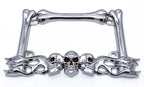 Chrome License Plate Frame Heavy Duty for Harley-Davidson Motorcycle (1990–2025)