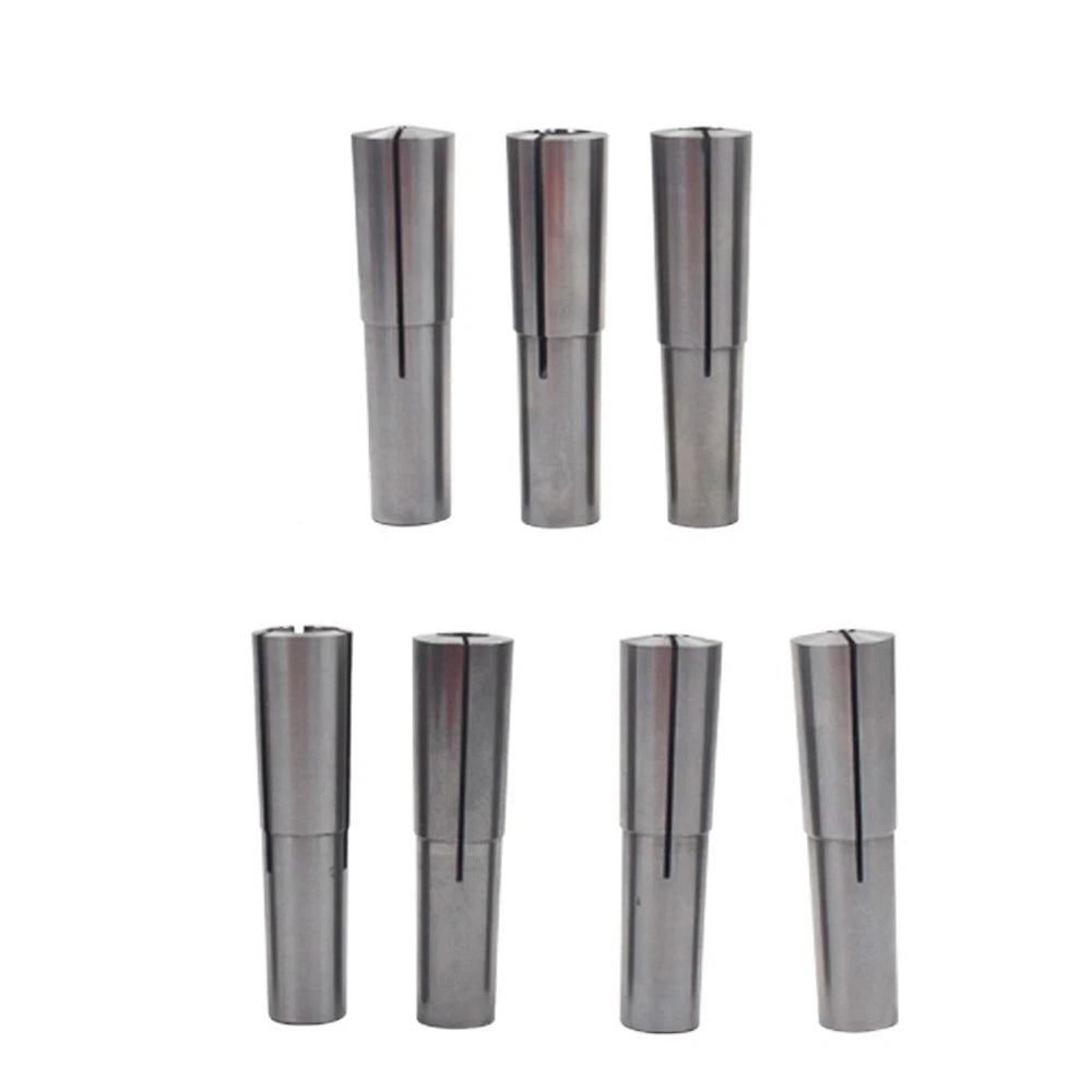7-Piece Morse Taper Collet Set for Round Chuck (2MT)