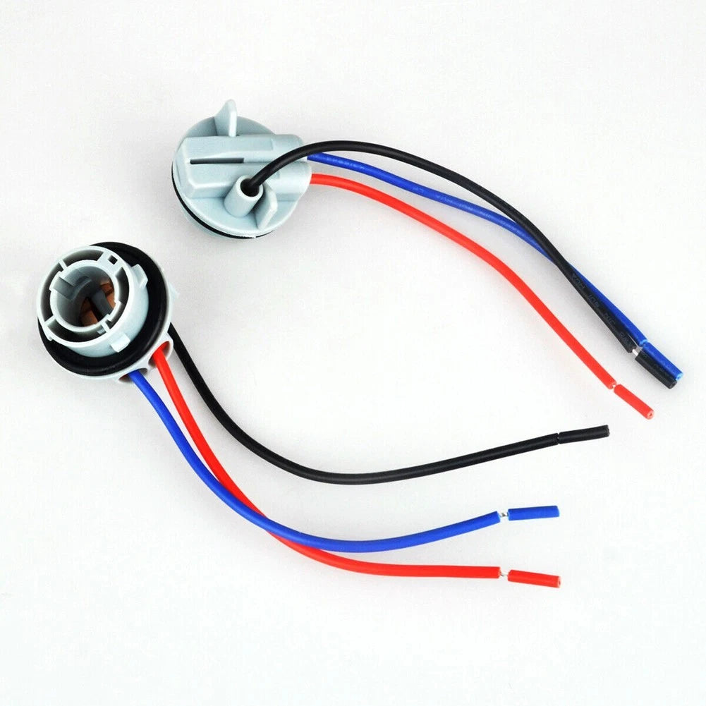 1157 LED Stop Brake Turn Light Bulb Socket Harness for