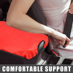 Center Console Cover Waterproof for Dodge Ram 1500 (2009–2018) Black Red 703820594871
