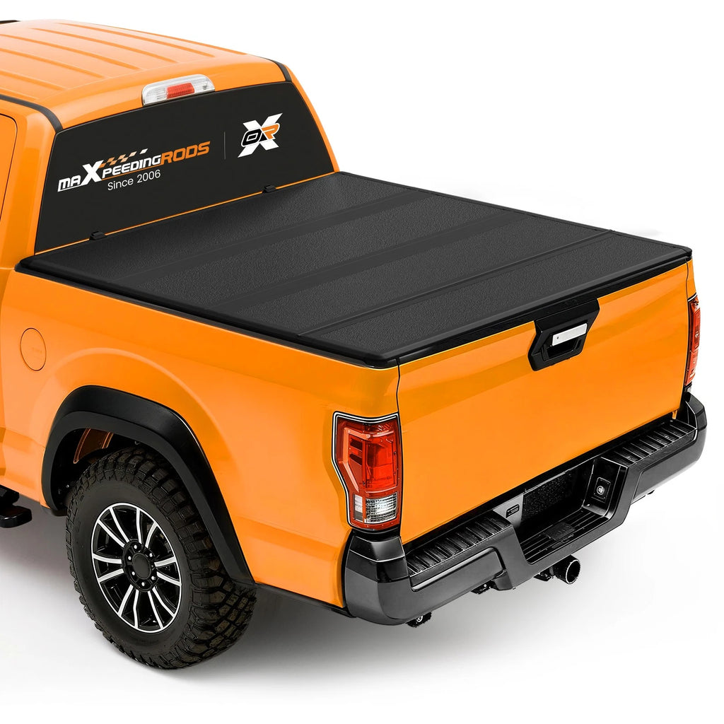 6ft 4-Fold Hard Tonneau Cover for Toyota Tacoma (2016–2026) FRP+PP, LED