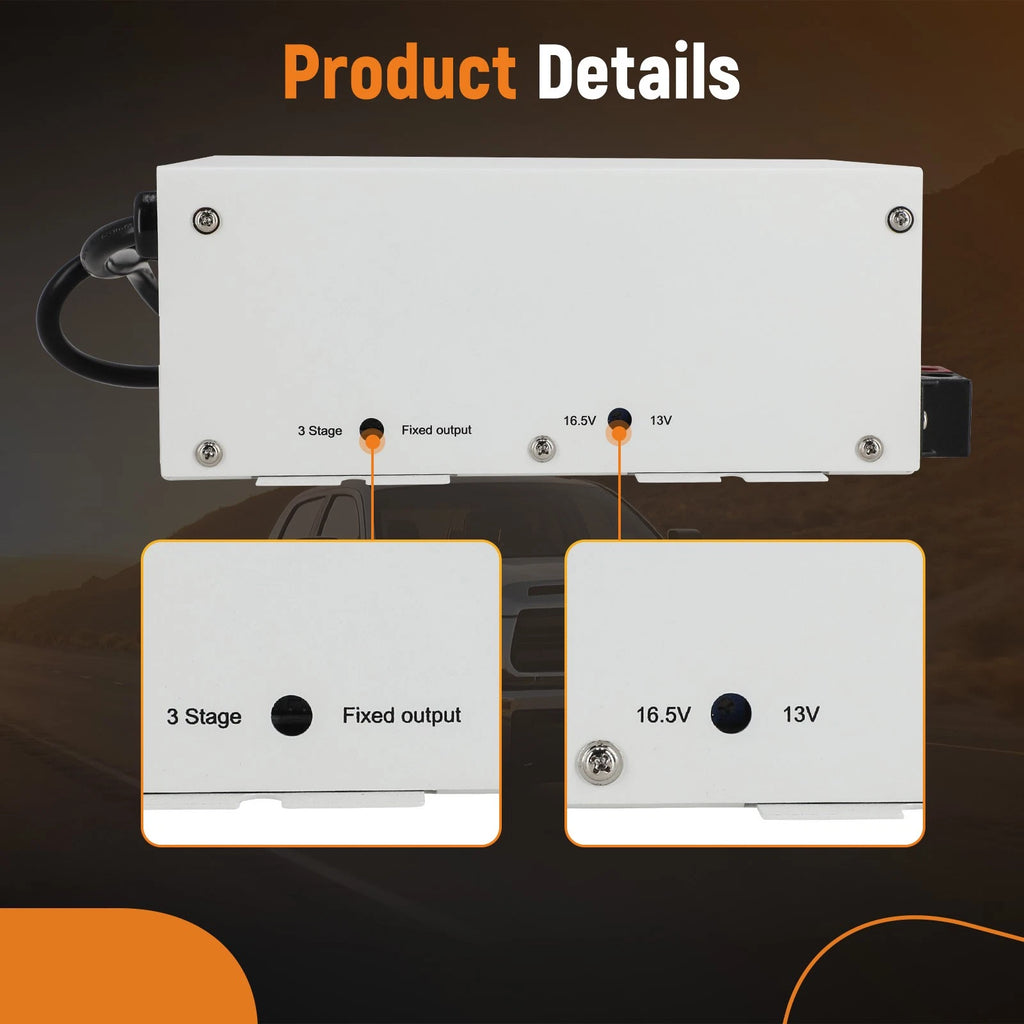 PM3-55 Power Converter for RV (Direct Replacement, 55 AMPS, Steel)