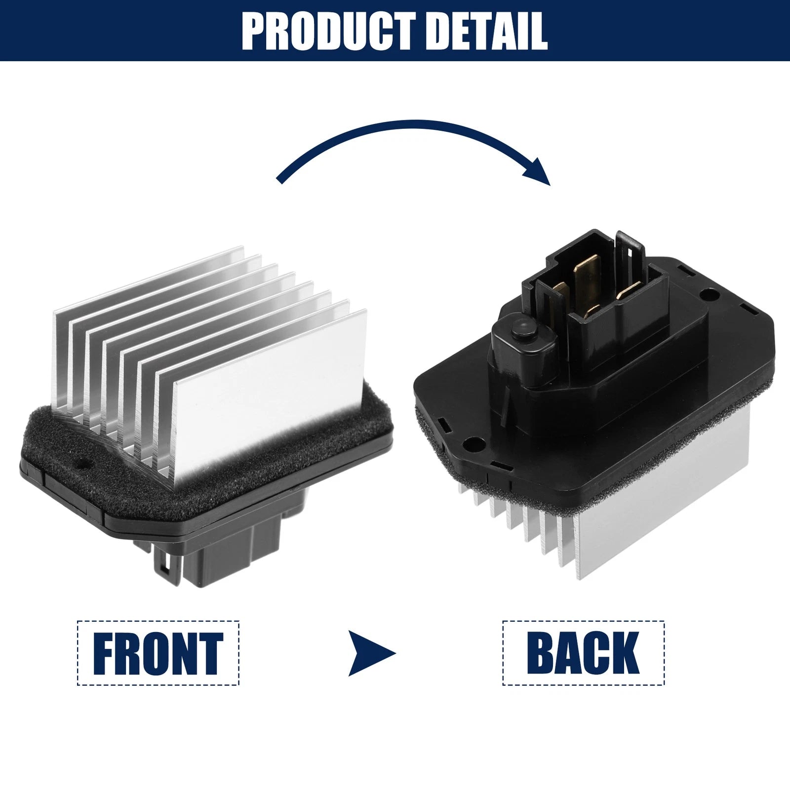 HVAC Blower Motor Resistor 7T4Z-19E624-A for Lincoln MKX, Ford Edge (2007–2014)
