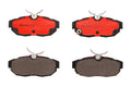 Set of 4 Rear Brake Pads for Ford Mustang GT Shelby GT500 Boss 302 (2010–2014)