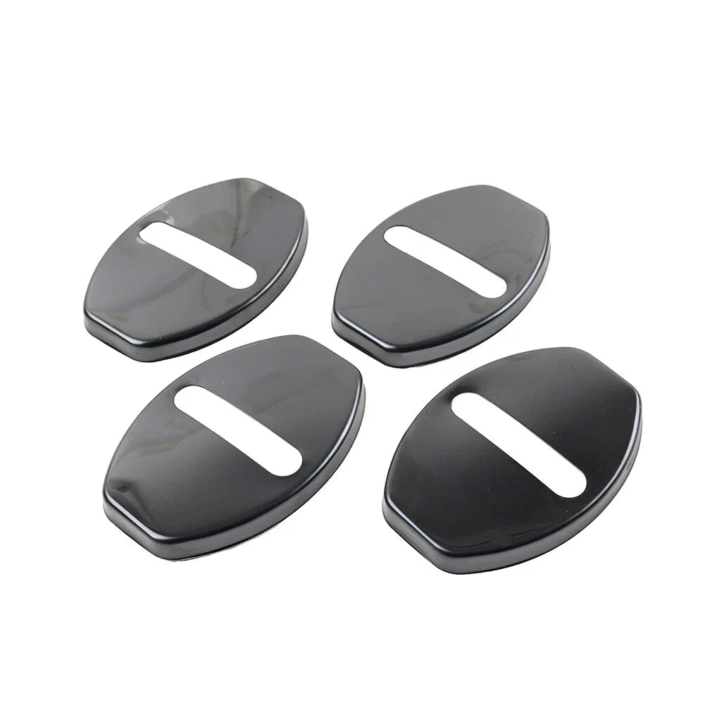 Black Door Lock Protective Cover for Audi A3 A4 TT S3 VW Golf Passat Tiguan