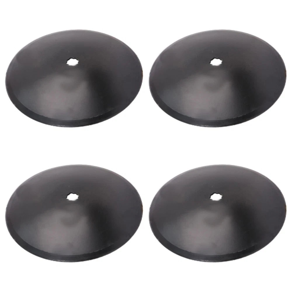 4 Pack Disc Harrow Blade 18" Plain for Various Brands (Fits 1" x 1 1/8" Axle)