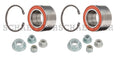 FAG Set of 2 Rear Wheel Bearings for Audi TT Quattro Volkswagen Golf R32 (2006–2014)