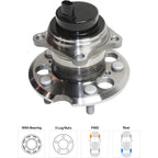 Wheel Hubs for Toyota Sienna (2004–2010) Rear Left & Right with Bearing & Sensor