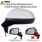 Pair Chrome Side Wing Mirror Cap Covers for Audi Q5 FY (2018–2024)