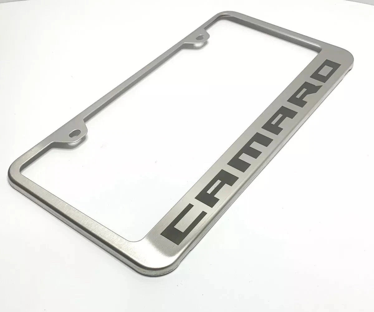 Stainless Steel License Plate Frame for Chevy Camaro (2010–2015)