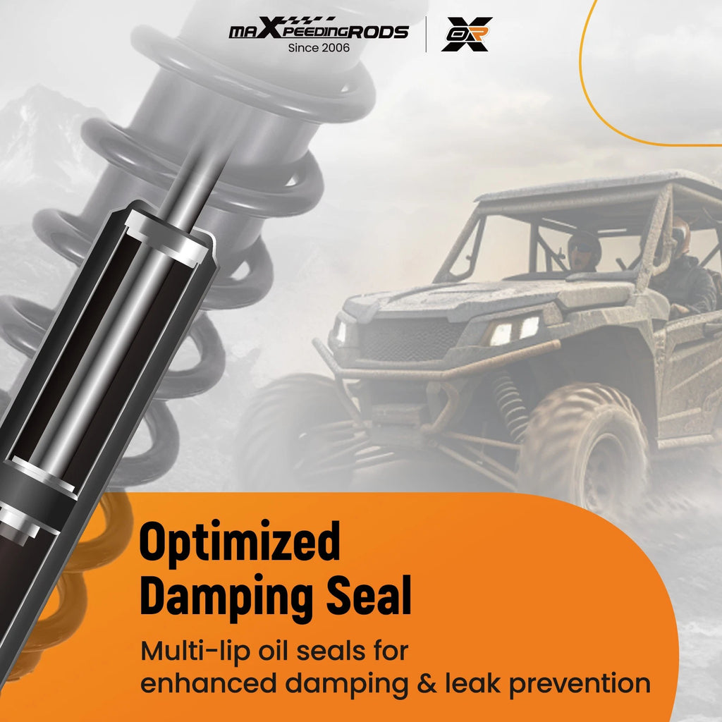Set of 4 Gas Shocks for Honda Rubicon GPScape 4x4 (2004–2008)
