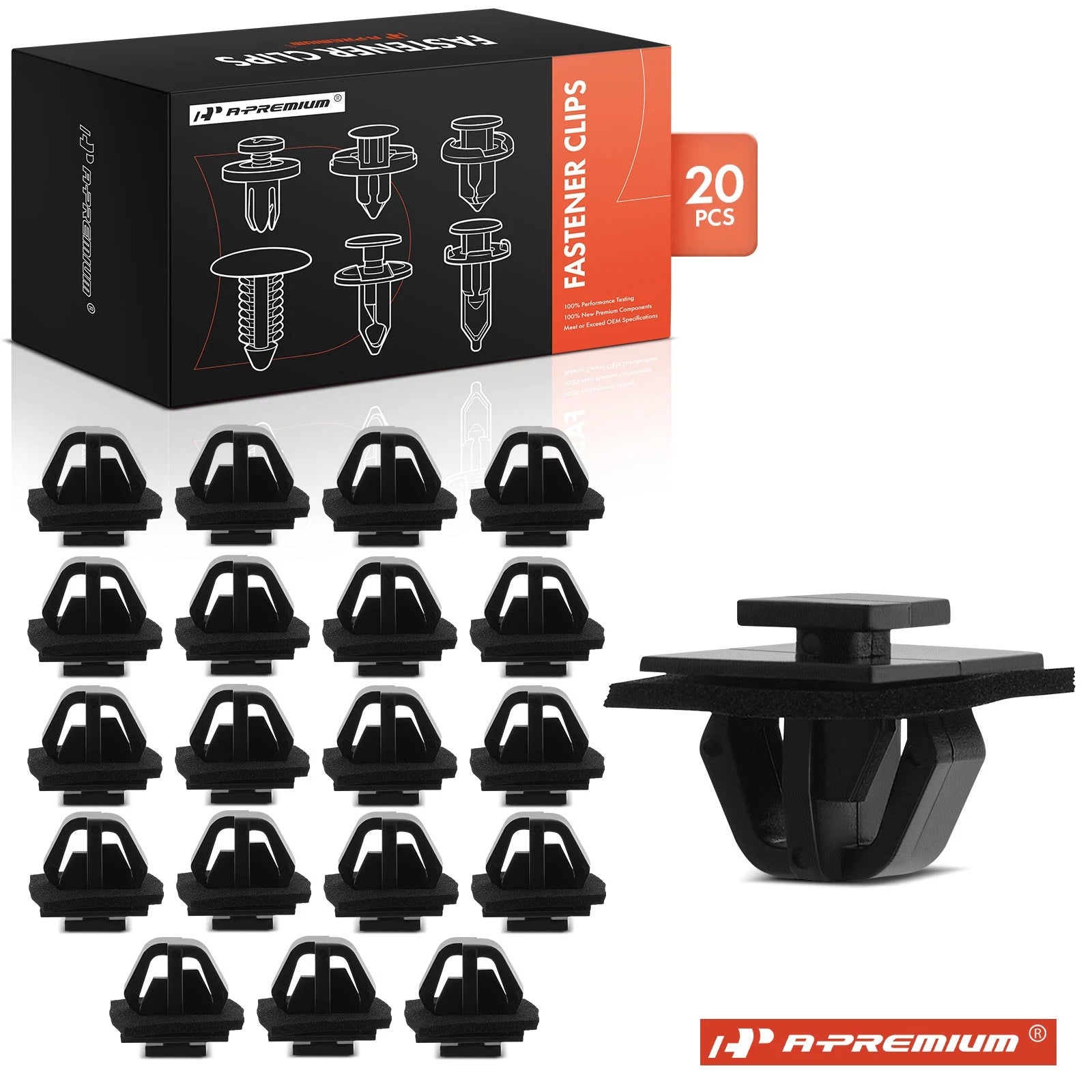 20x Nylon Body Side Moulding Clips for Hyundai Kia 