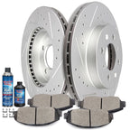 Drilled Slotted Brake Pads & Rotors for Honda Civic (1996–2005)